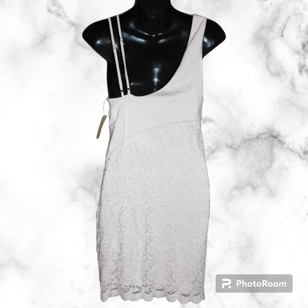 Free People Lower Eastside Lace Mini Dress